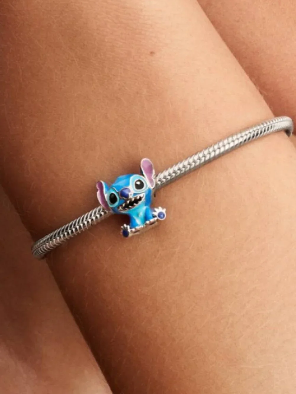 Sterling Silver 925 Disney Full-Body Stitch Charm